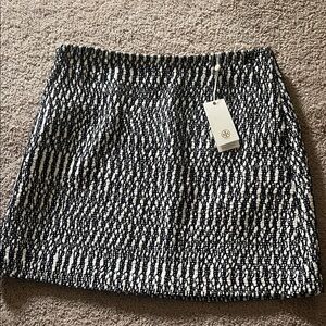 Tory Burch Monochrome Textured Pencil Skirt